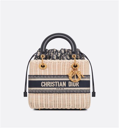 medium lady dior bag natural wicker|ladies Dior bag.